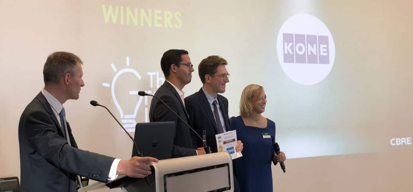 Le prix de l’innovation dans le secteur du Facility management est attribué à KONE, pour ses Services connectés 24/7
